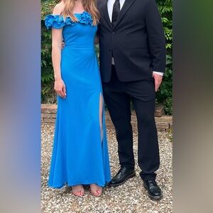 Nordstrom formal blue dress. Size 8. Worn once for a wedding.